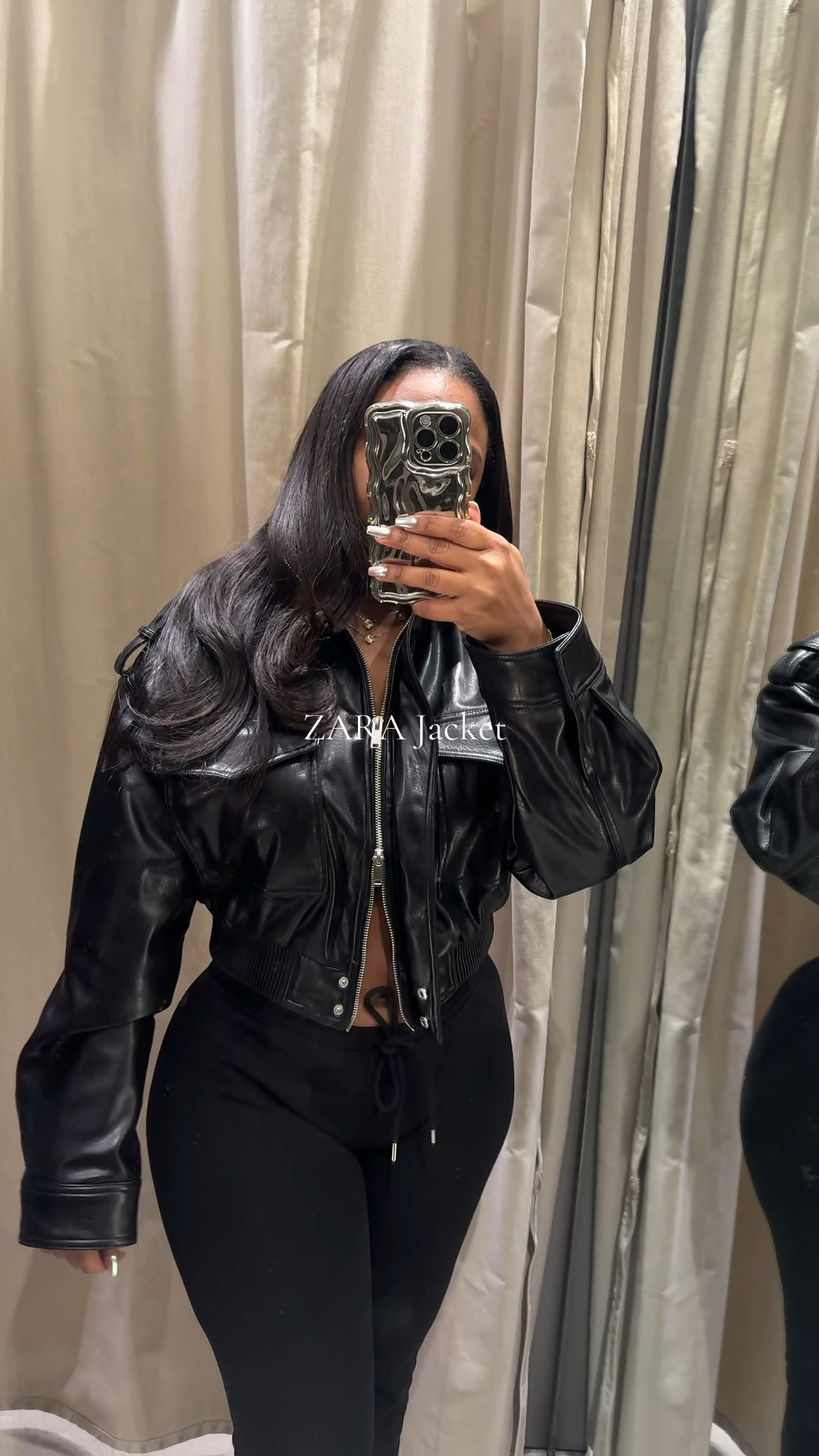 
Zara jacket Find

I’m wearing a size medium 

I'm so obsessed with this Jacket
FAUX LEATHER JACKET WITH TABS
High collar jacket with long sleeves and belted cuffs with shoulder tabs. Flap pockets on the front.

#zara #zarajacket #zarajackets #fauxleather #jacketseason

#LTKFindsUnder100 #LTKStyleTip #LTKActive
