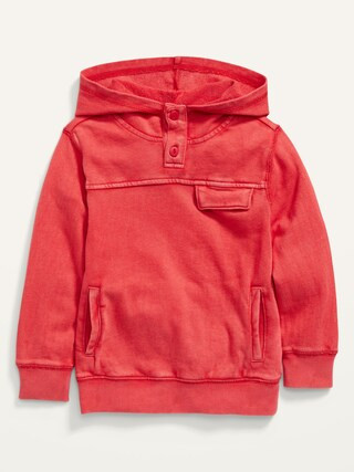 Unisex Garment-Dyed French Terry Hoodie for Toddler | Old Navy (US)