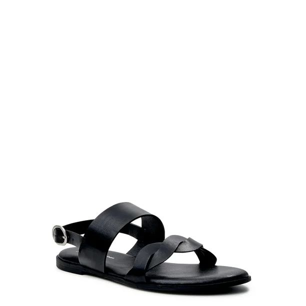 Time and Tru Women's Twist Strap Sandals | Walmart (US)