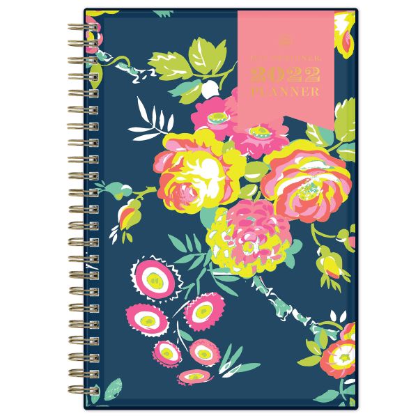 Blue Sky™ Day Designer Weekly/Monthly Planner, 5" x 8", Peyton Navy, January To December 2022, ... | Walmart (US)
