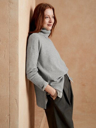 Cozy Turtleneck Sweater | Banana Republic Factory