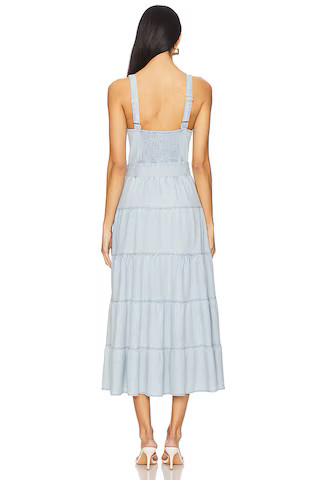 Lainey Midi Dress in Dew Drop | Revolve Clothing (Global)