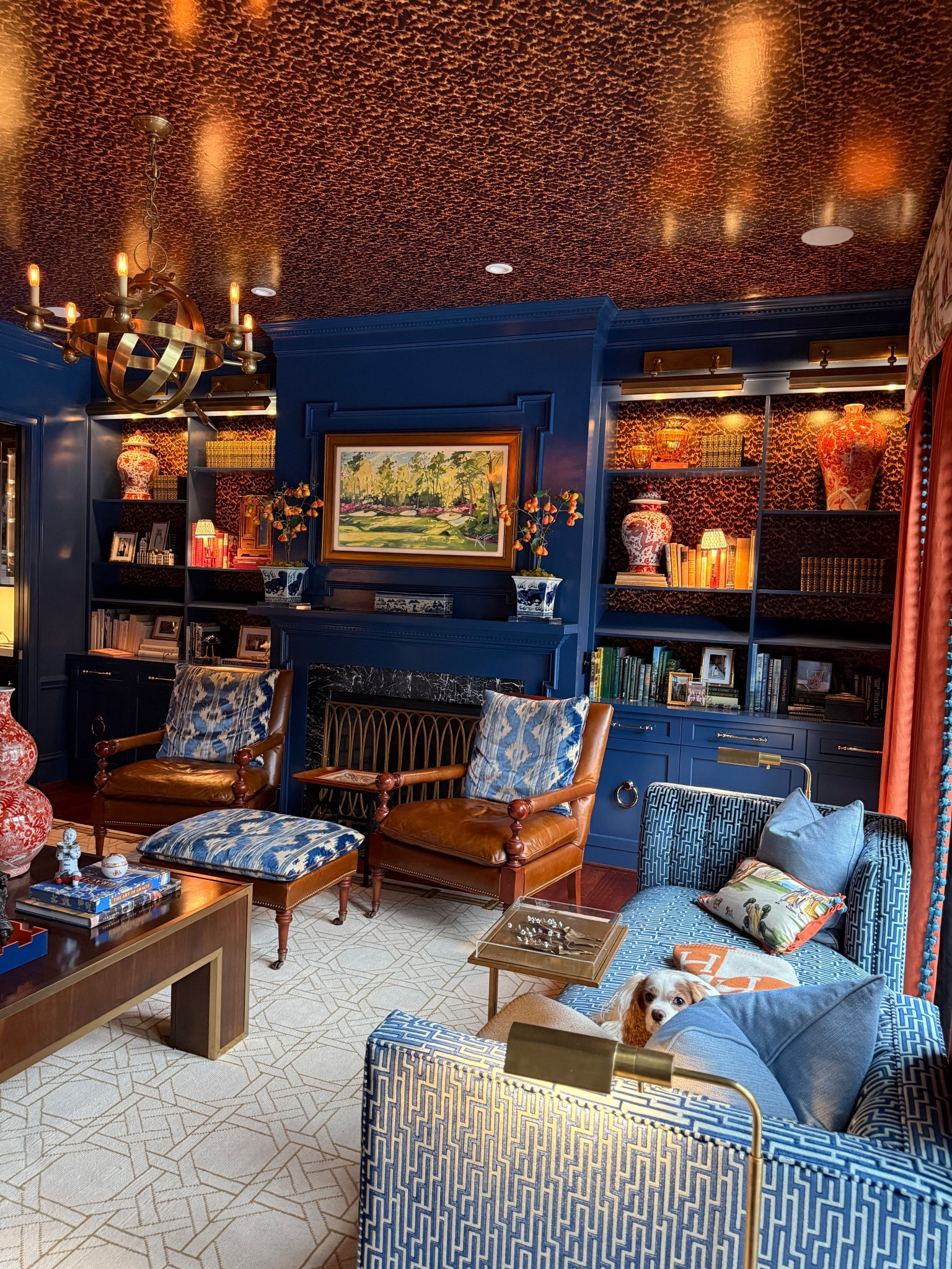 Picture lights Mae the perfect statement in a room. My rule of thumb is use a light that is half the width of your artwork or bookcase width. For example, a 30” picture light is perfect for a 60” book case openings 60” piece of artwork  