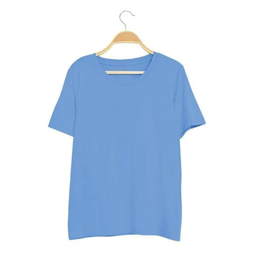 Women's Crew Neck Tee in Periwinkle | Kyte BABY