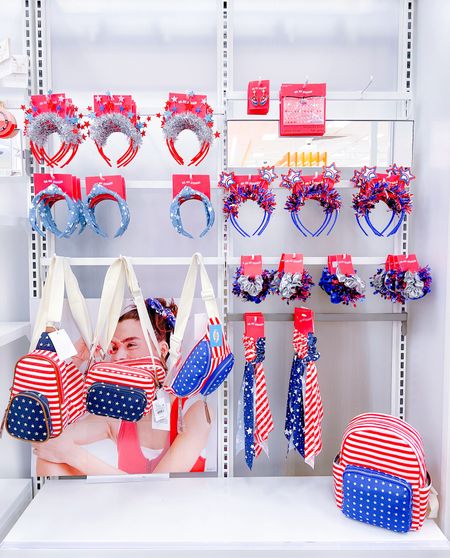 Americana Hair And Bag Accessories #target #targetstyle #anewday #targetfinds #targetaccessories #targetfun #targetfamily #4thofjuly #julyfun #patriotic #holidaystyle 

#LTKKids #LTKParties #LTKFamily