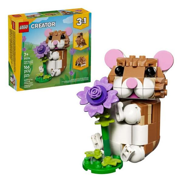 LEGO Creator 3 in 1 Cute Hamster with a Flower 31376 Building Set | Scheels Sports