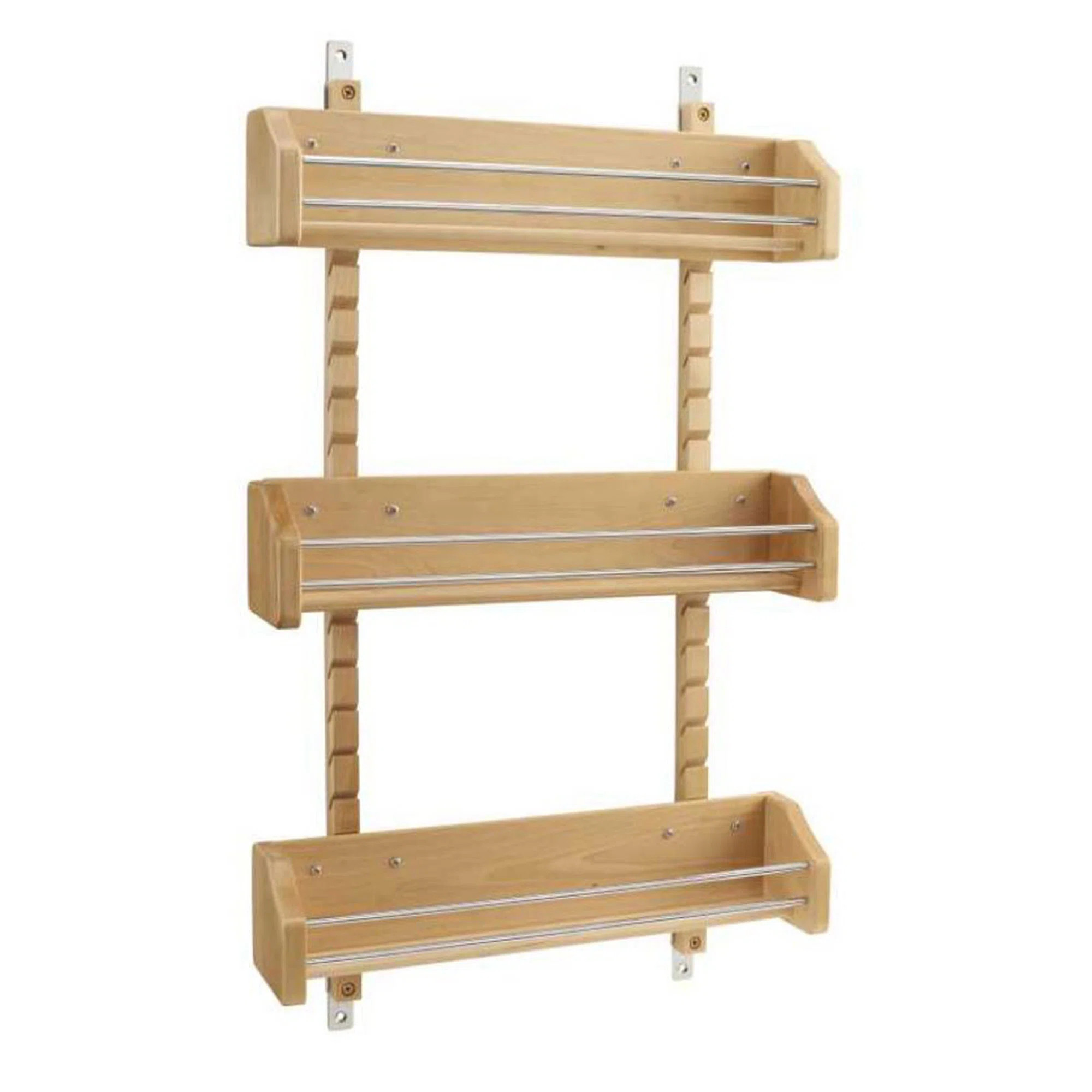 Rev-A-Shelf Small Adjustable 3-Shelf Cabinet Door Mount Spice Rack & Reviews | Wayfair | Wayfair North America
