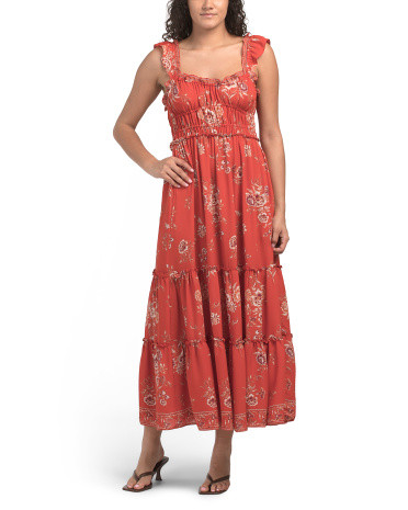 Crepe Maxi Dress | TJ Maxx
