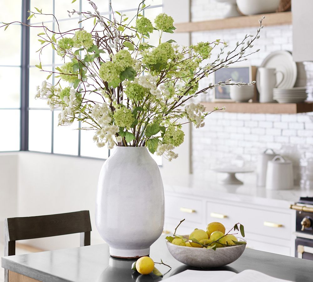 Faux Elevated Mixed Hydrangea Bundle | Pottery Barn (US)