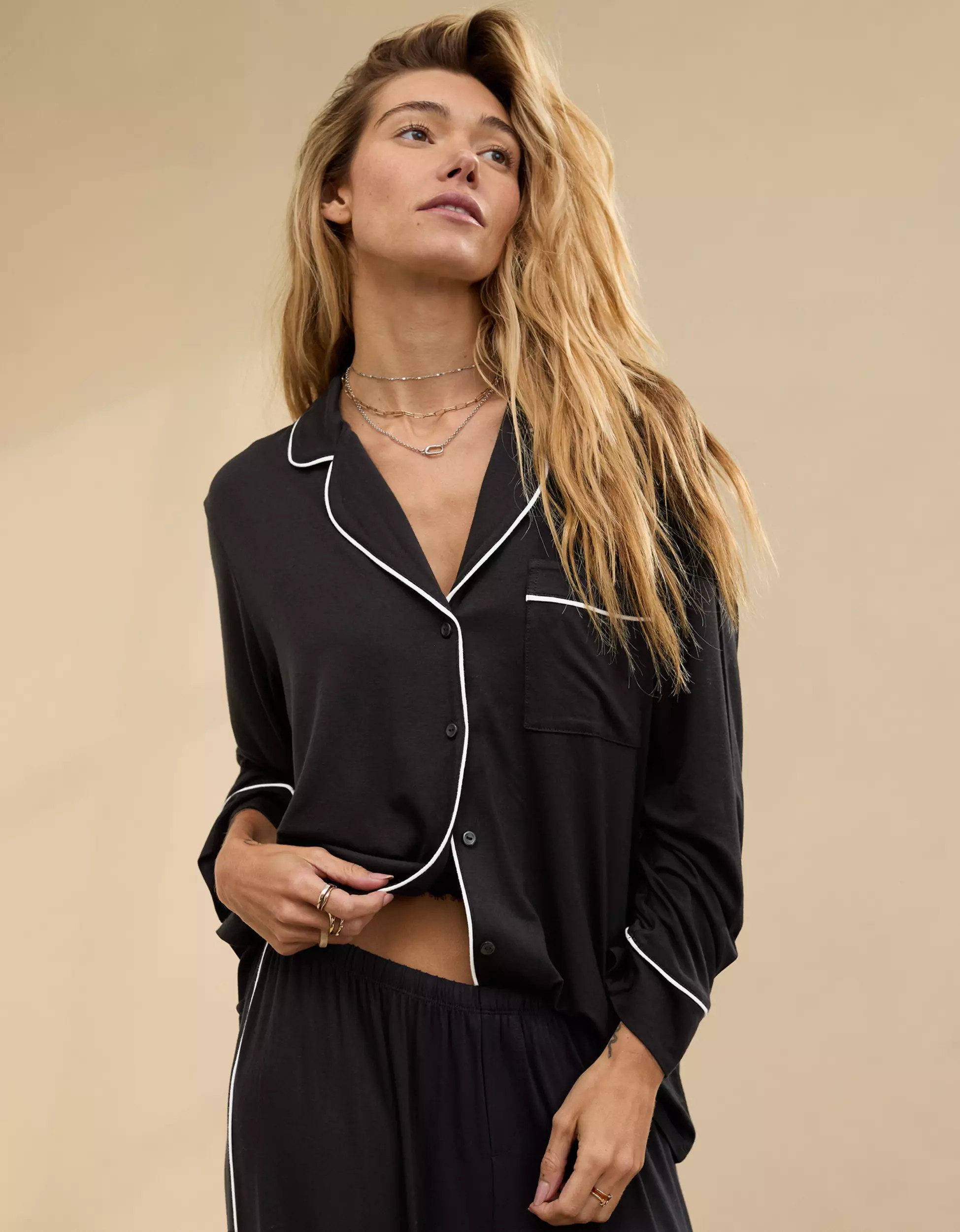 Aerie Real Soft® Pajama Shirt | Aerie