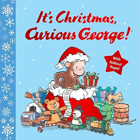 It’s Christmas, Curious George!: Includes 7 Fold Out Flaps for Interactive Fun | Amazon (US)