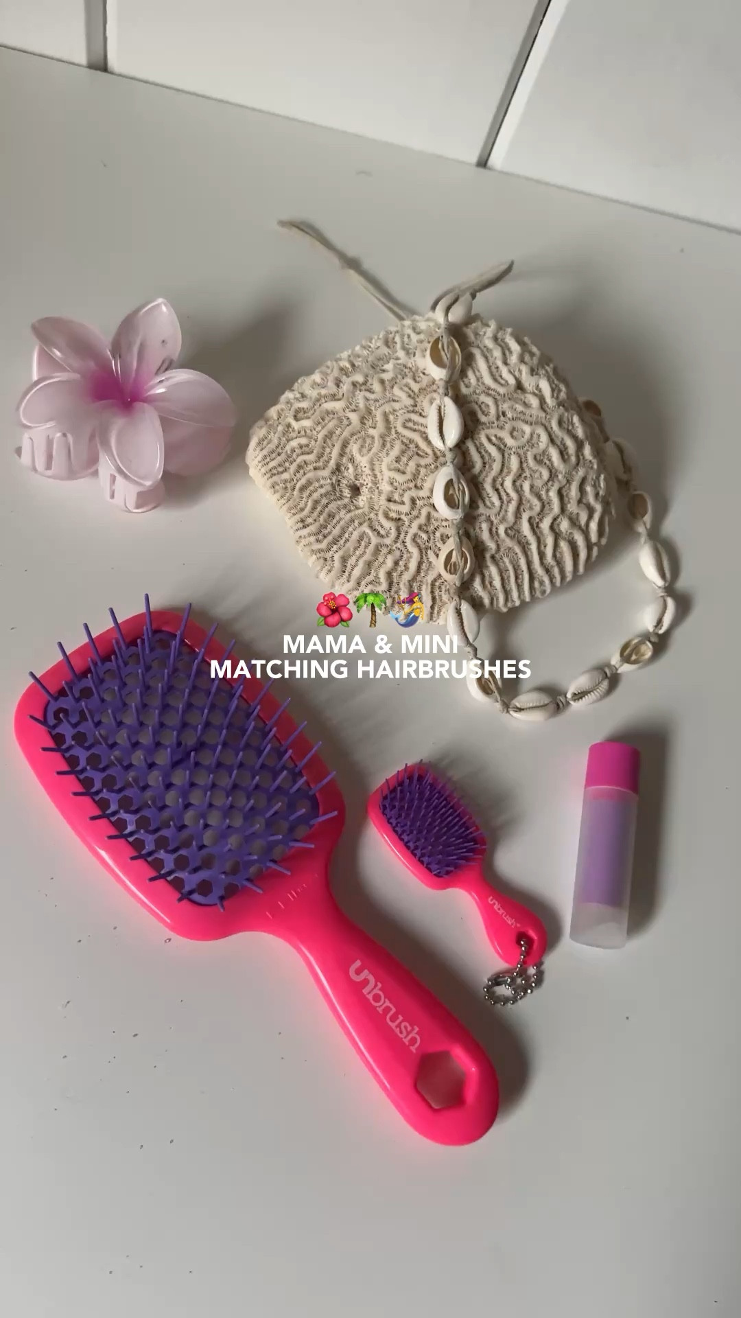Cutest mini set of my fav detangling hairbrush! Seriously everyone needs this brush it’s the best to not damage your hair!

 #ltkkids #ltkbeauty