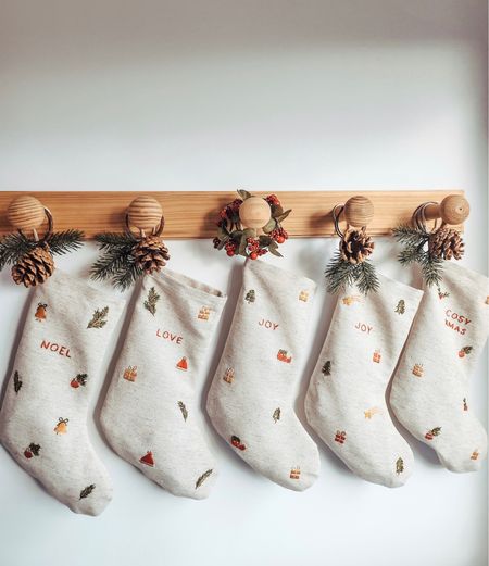 Custom, hand embroidered Christmas stockings 😍



Christmas decor, Christmas stockings, neutral stockings, kids stockings, pet stockings 

#LTKHoliday #LTKHolidaySale #LTKhome