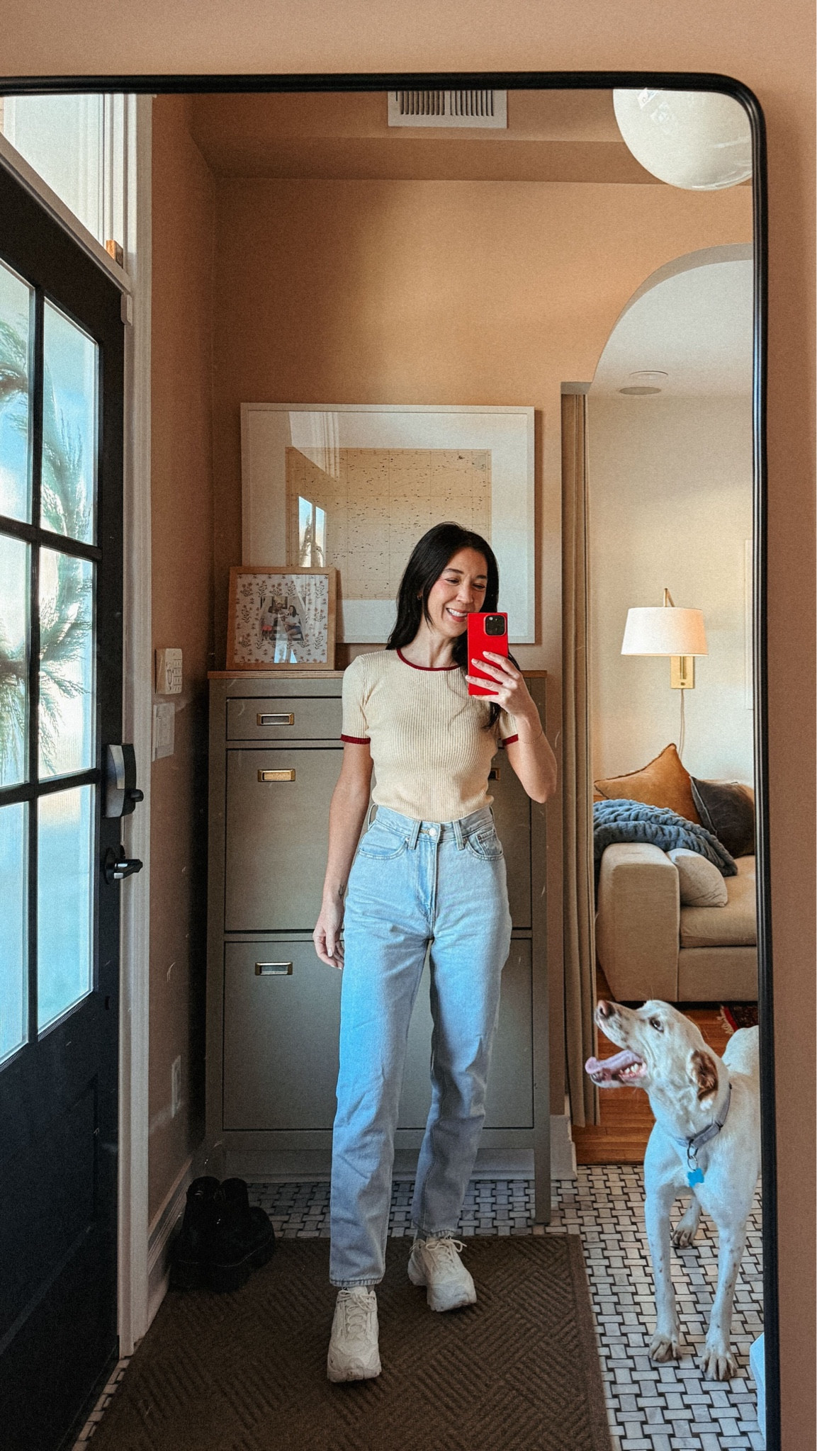 OOTD: This ribbed t shirt is TTS (I’m wearing a small) and available in so many cute colors and trim options! 

#LTKOver40 #LTKPetite #LTKStyleTip