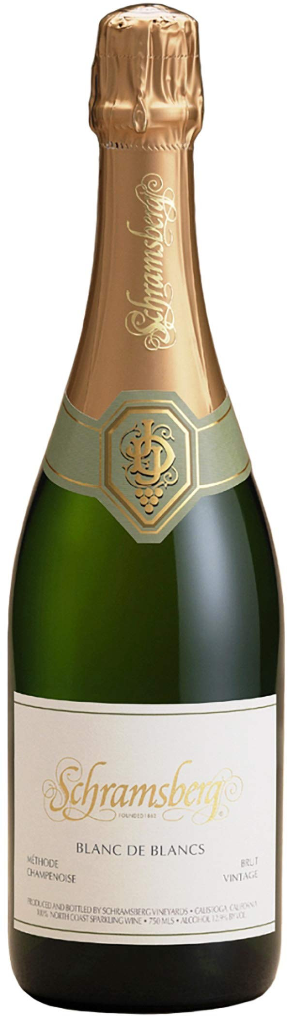 Schramsberg Blanc De Blanc Sparkling Wine, 750 mL | Amazon (US)