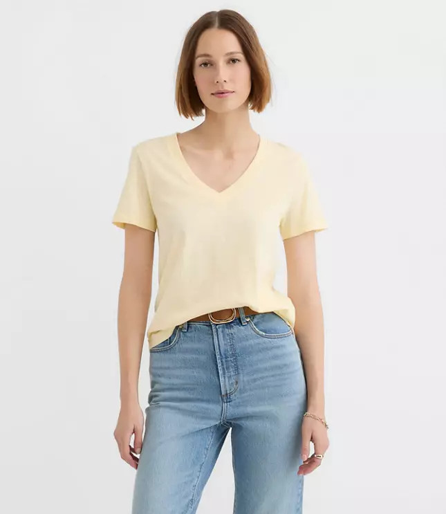 Everyday V-Neck Tee | LOFT