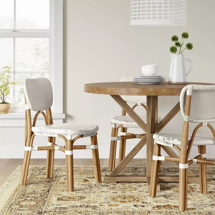 Canton Rattan and Woven Dining Chair - Threshold™ | Target