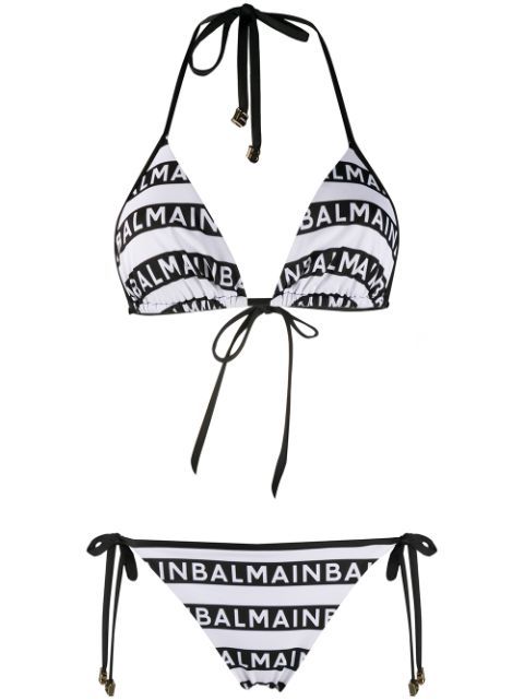 all-over logo print bikini | Farfetch (UK)