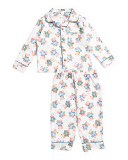 BEAR PAW Infant Boys 2pc Teddy Bear Flannel Pajama Set | TJ Maxx