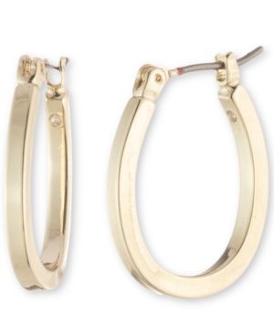 Anne Klein Gold-Tone Small Hoop Earrings, .8 | Macys (US)