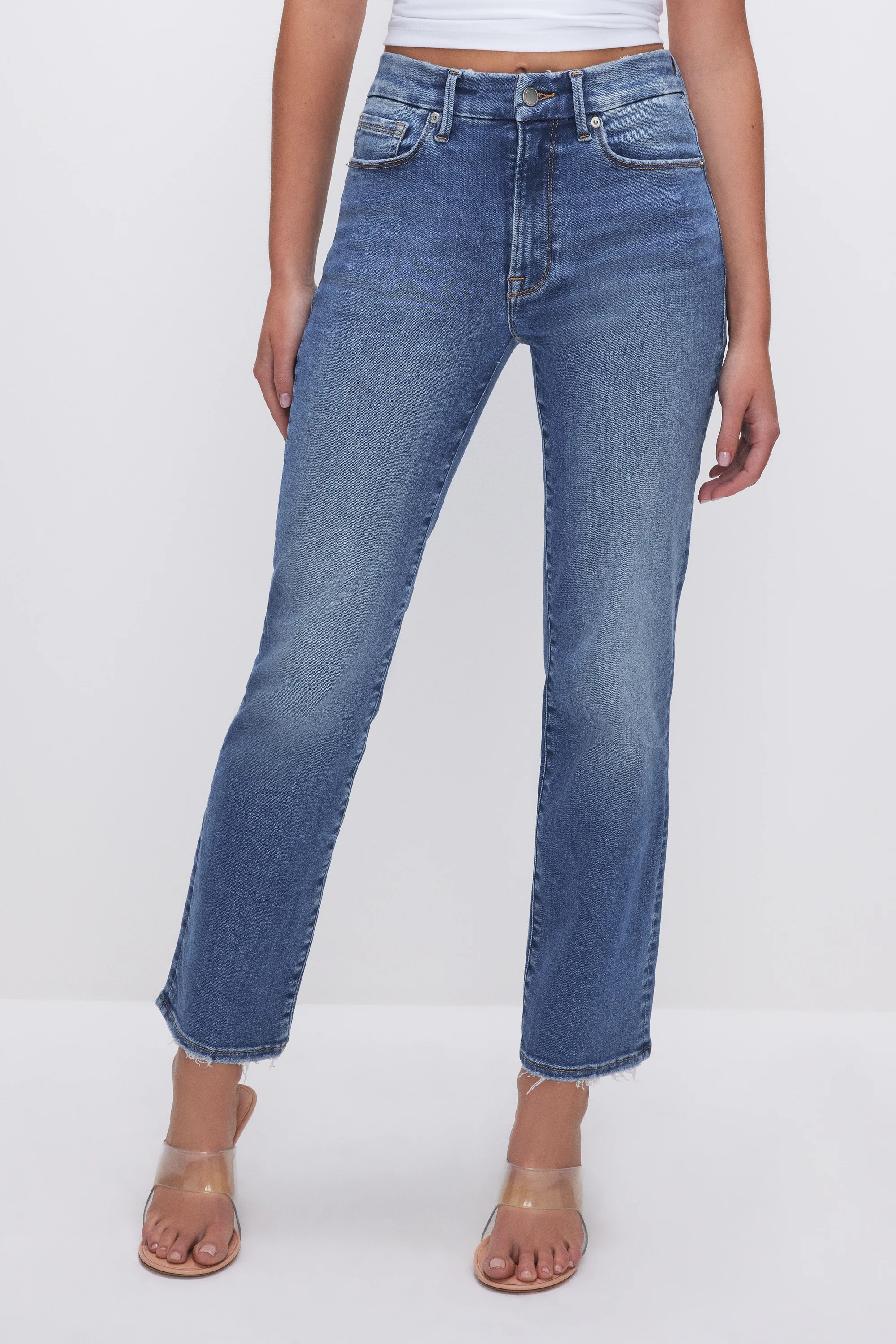 ALWAYS FITS GOOD LEGS STRAIGHT JEANS | INDIGO316 - GOOD AMERICAN | Good American
