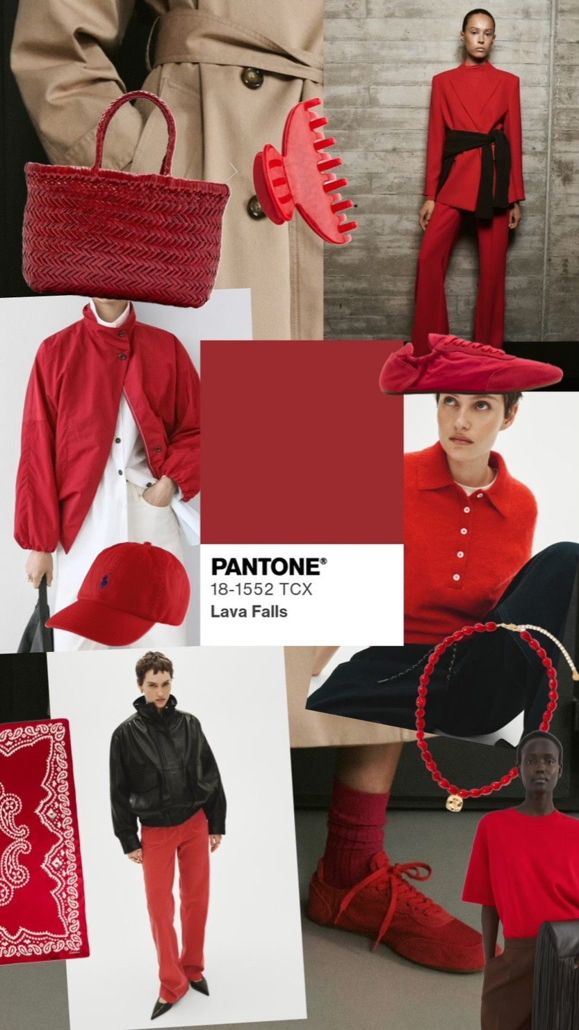 2026 colour trends: Pantone lava falls red - the perfect way to add a pop of colour to your outfits

Here are my top stylist picks from the high-street to shop now 👇🏼 

Start with a colour pop with a red handbag, red shoes or accessory.

My go to stylist pick this season is a red jumper or sweater as it can be layered or used as a flash of colour tied around your waist or draped over your shoulders. 

Go bold with a red jacket, blazer, trousers or jeans and keep it looking effortlessly polished by sticking to the three colour rule ♥️

#red #trends #zara 

#LTKuk #LTKstyletip #LTKeurope