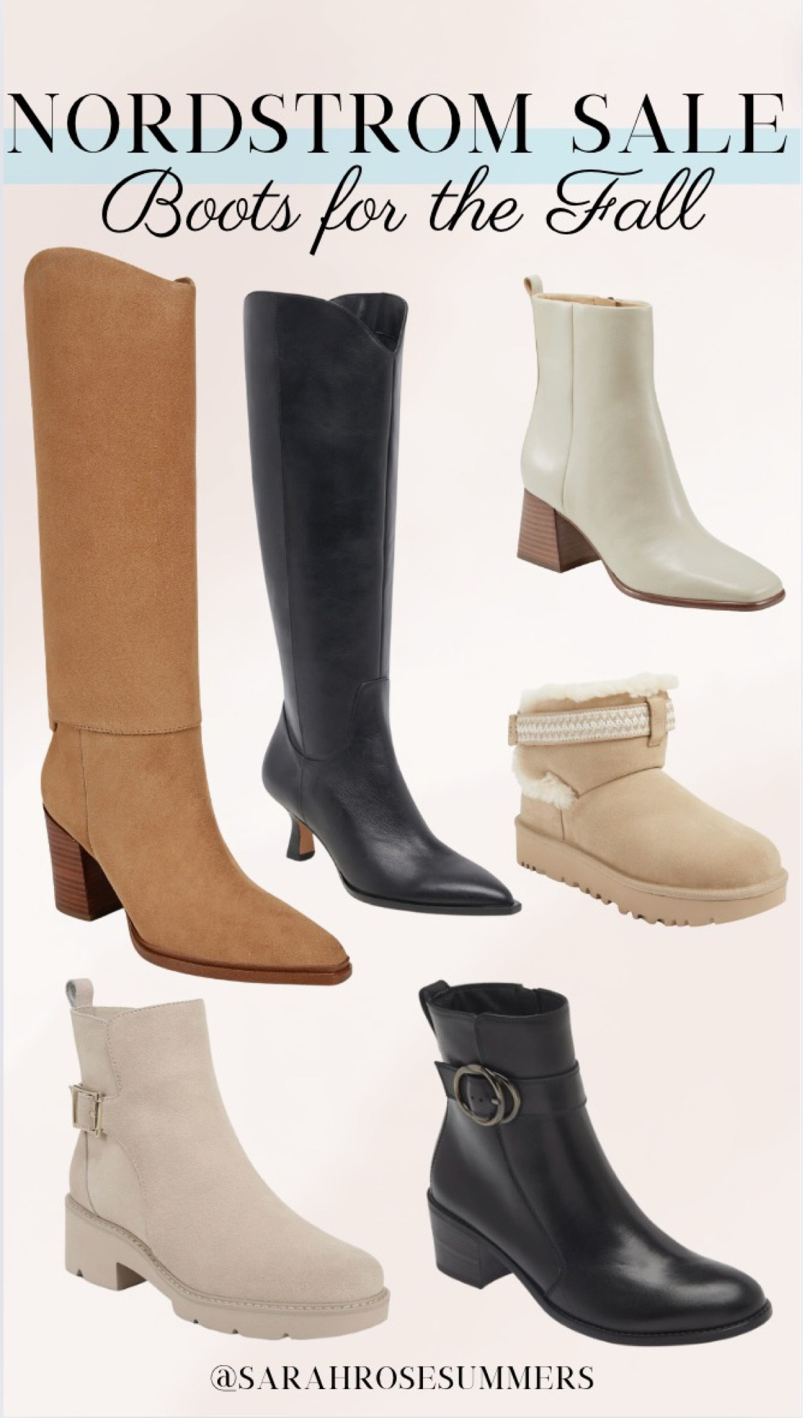 Nordstrom Anniversary Sale! Perfect boots for the fall on sale. Black block heel bootie. Marc Fisher White Bootie. Ugg classic ultra mini alpsey boot. Dolce Vita black pointed toe boot. Sarto by Franco Sarto block heal boot.  

#LTKSeasonal #LTKxNSale #LTKShoeCrush