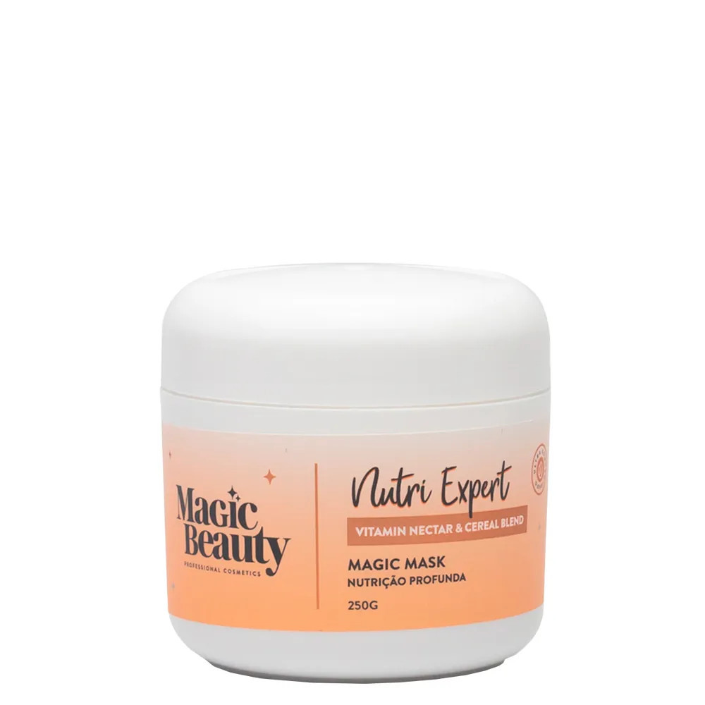Máscara de Nutrição Magic Beauty Nutri Expert Vitamin Nectar & Ceral Blend 250 g - AMOBELEZA -... | Amobeleza (BR)
