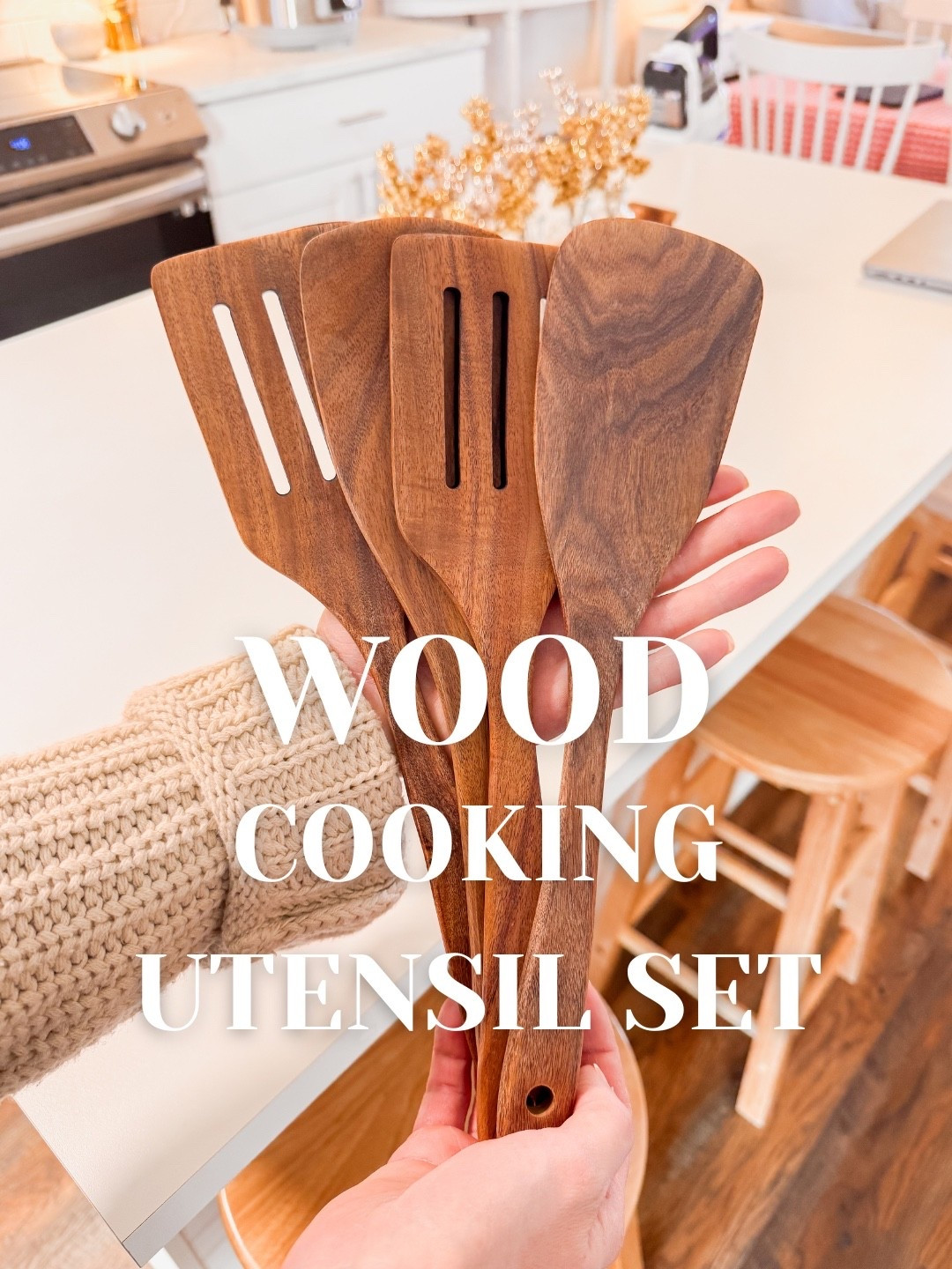 Wood set, great for non stick pans

#LTKHome