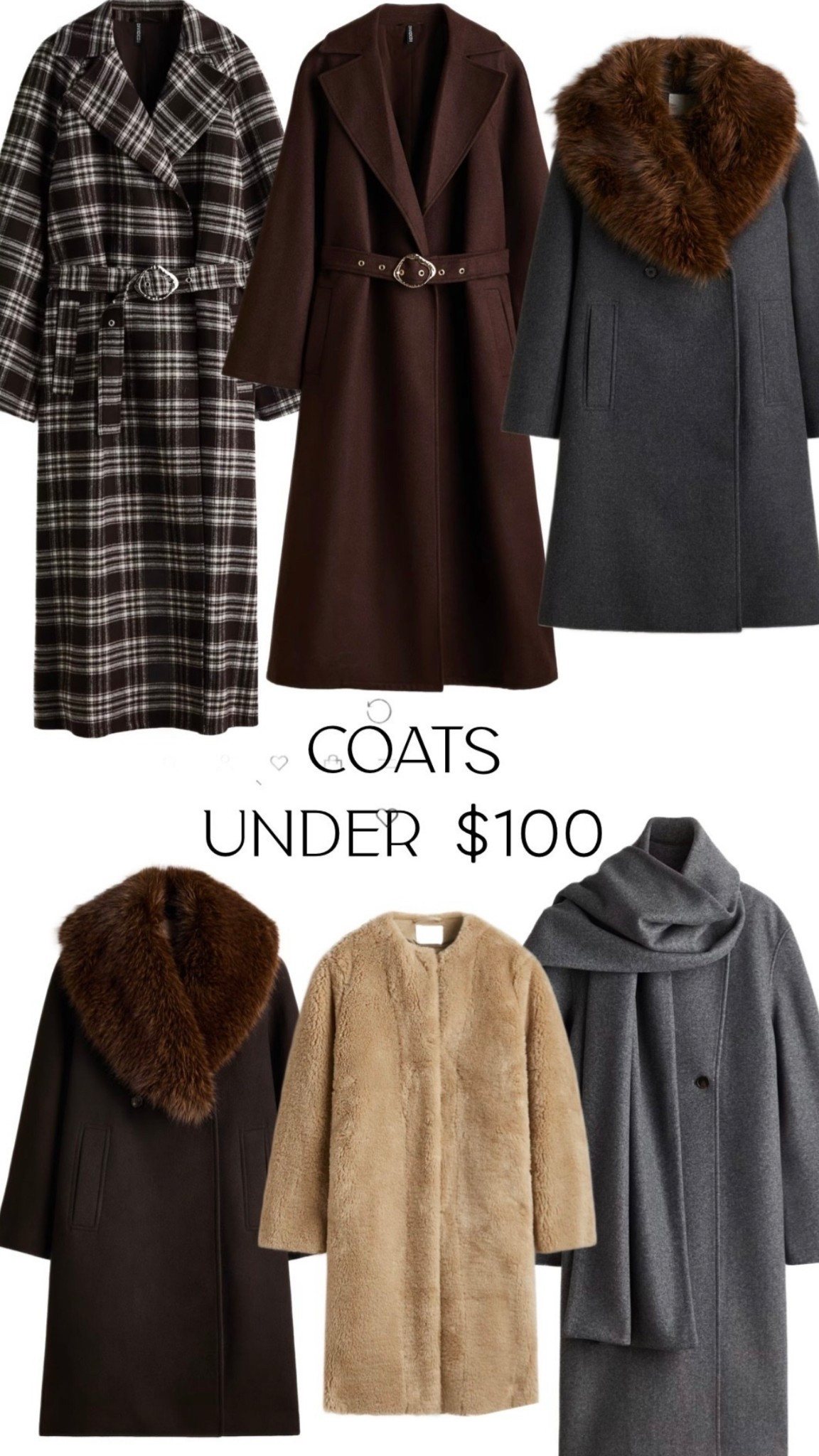 Chic coats under $100!

#LTKGiftGuide #LTKCyberWeek #LTKSeasonal