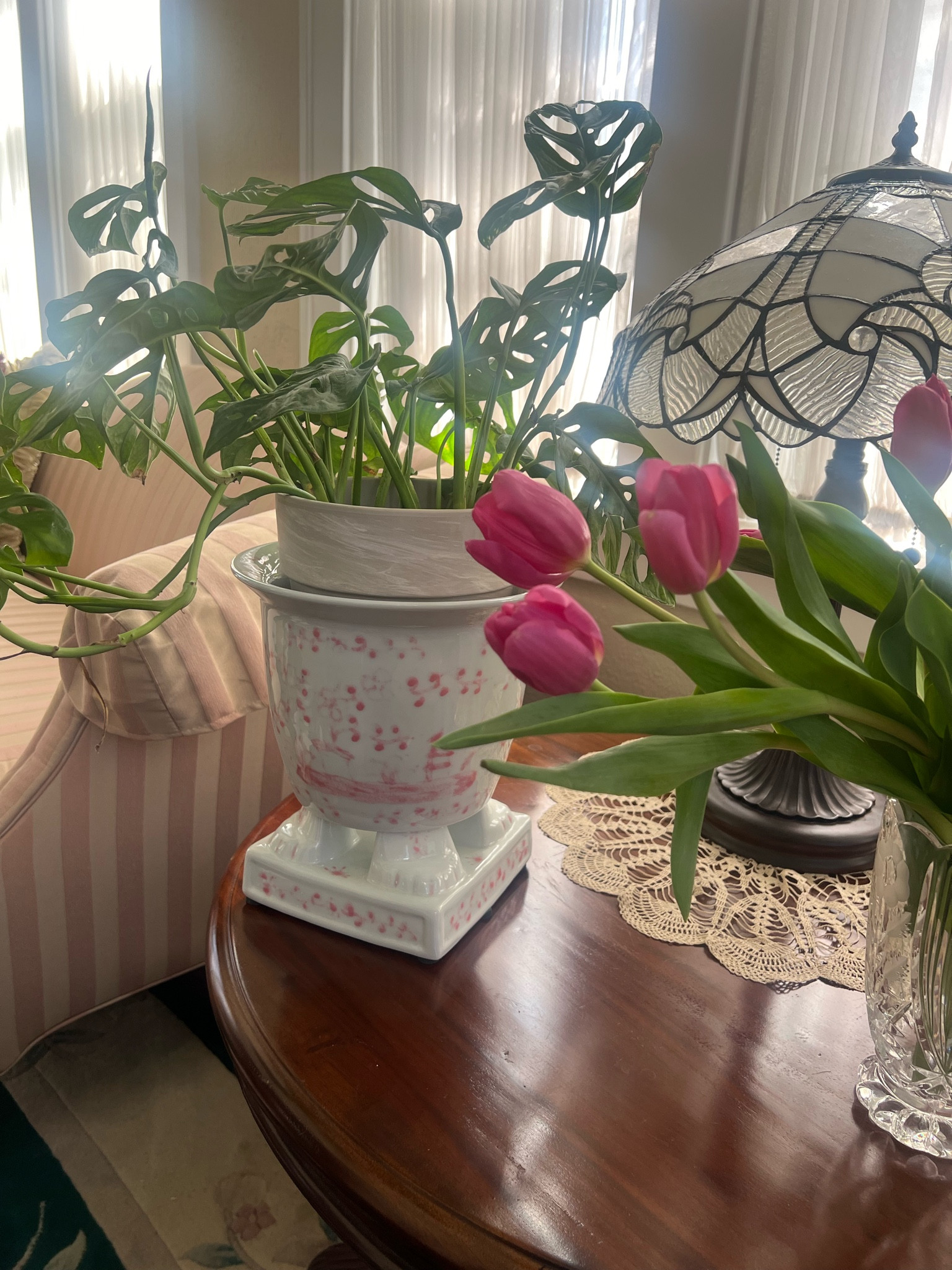 I love to elevate a basic houseplant by placing it in a porcelain planter 
#springhomedecor #porcelainplanter

#LTKhome