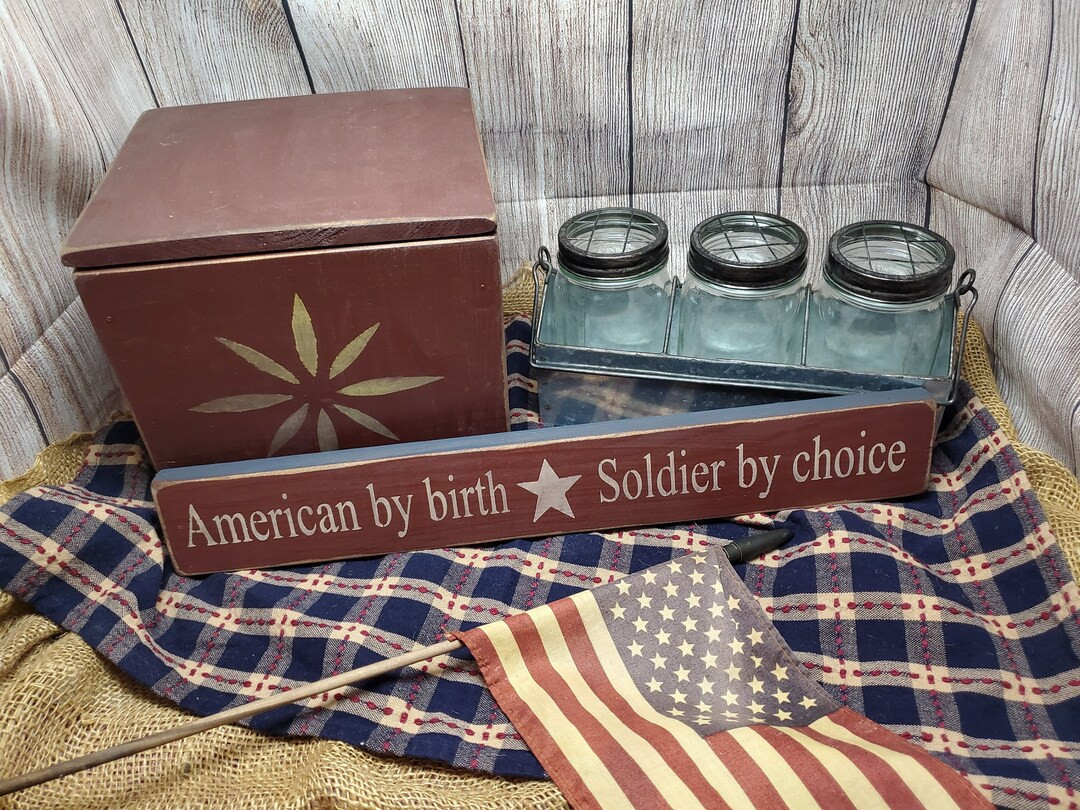 America by birth, Soldier by Choice, American Soldier, Military Appreciation Sign, Soldier, Patri... | Etsy (US)