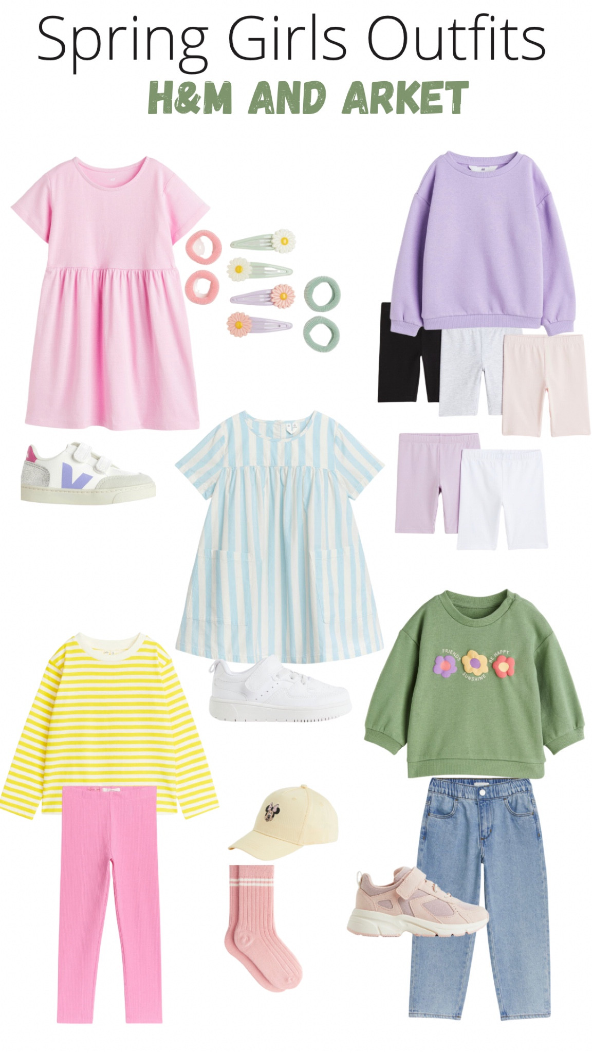 Girls Spring Outfits selection by H&M and Arket! Girls sweater, leggings and dress. Baby girl outfit. #girlssweater #girlsleggings #girlsdress #h&m #arket #springoutfits

#LTKunder50 #LTKbaby #LTKkids