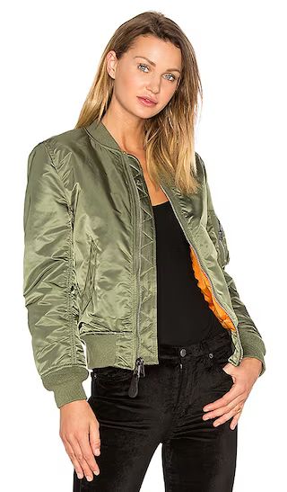 MA-1 W Bomber in Sage | Revolve Clothing (Global)