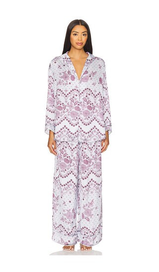 Free People x Intimately Dreamy Days Pajama Set In Ice Combo in Baby Blue. - size M | Revolve Clothing (Global)