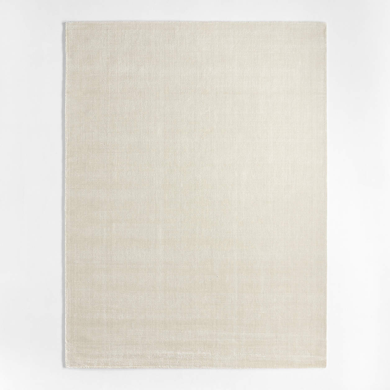 Solid Double Stripe Ivory Kids Performance Area Rug 5'x8' + Reviews | Crate & Kids | Crate & Barrel