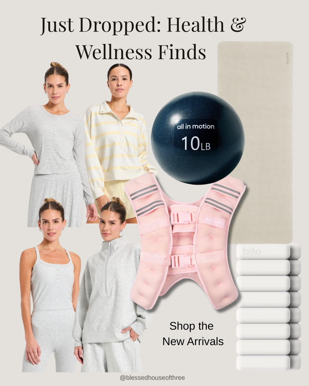 Just dropped ✨ these new health & wellness finds are too good to miss. From comfy elevated lounge sets to must-have workout essentials that make staying active feel effortless. Everything is neutral, wearable, and perfect for everyday movement or rest days. Tap to shop all the new arrivals I’m loving right now 🤍

Health and wellness finds, new health and wellness arrivals, women’s activewear, neutral lounge sets, comfy workout clothes, cozy set, everyday athleisure outfits, weighted vest workout, Pilates and strength training accessories, home fitness essentials, stylish loungewear for women, elevated basics, wellness lifestyle finds, trending activewear, comfortable workout outfits, LTK health finds, Pinterest wellness inspiration, shop health and wellness products, athleisure capsule wardrobe, fitness accessories for women


#LTKActive #LTKfitnessgoals