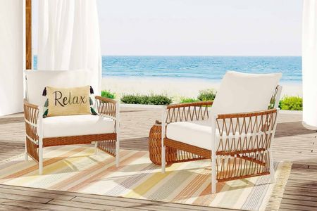 Obsessed with these outdoor chairs + they’re on sale and such a great dupe for a fraction of the other!

#LTKSeasonal #LTKhome #LTKsalealert