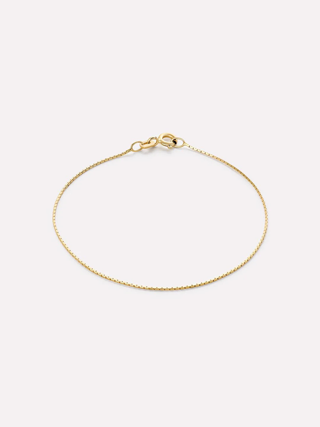 Solid Yellow Gold - Silk Chain Bracelet | Ana Luisa