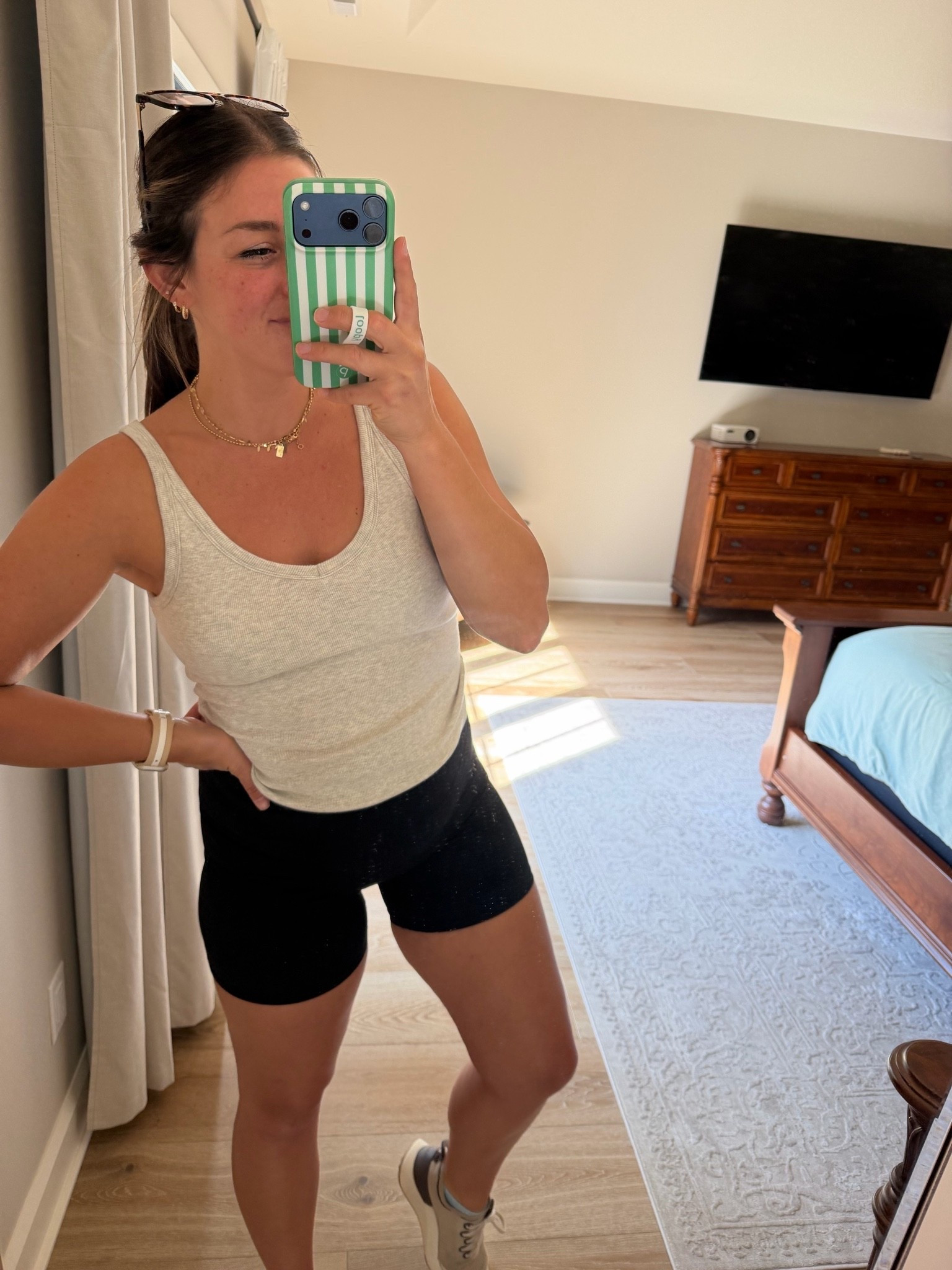 Another day another built in bra tank // out for a walk // wearing size medium

#LTKActive #LTKfitnessgoals #LTKootd