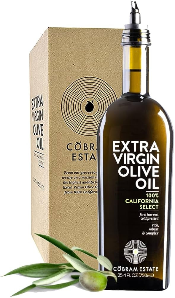 Cobram Estate California Select Extra Virgin Olive Oil - First Cold Pressed, Non-GMO, Keto Friend... | Amazon (US)
