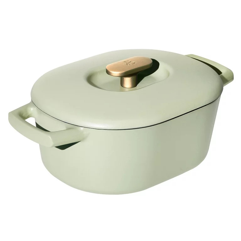 Beautiful 6QT Enamel Dutch Oven, Sage Green by Drew Barrymore | Walmart (US)