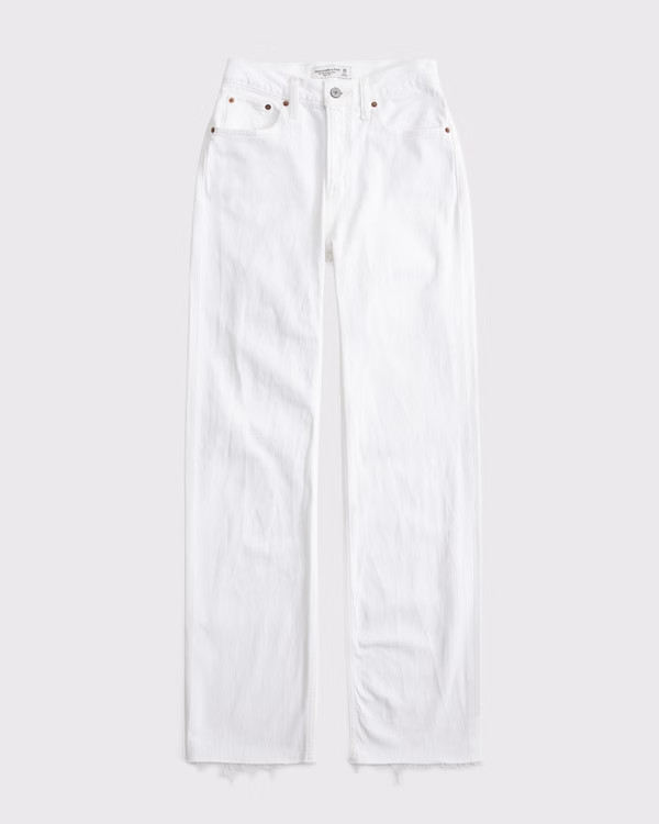 Curve Love High Rise 90s Relaxed Jean | Abercrombie & Fitch (US)