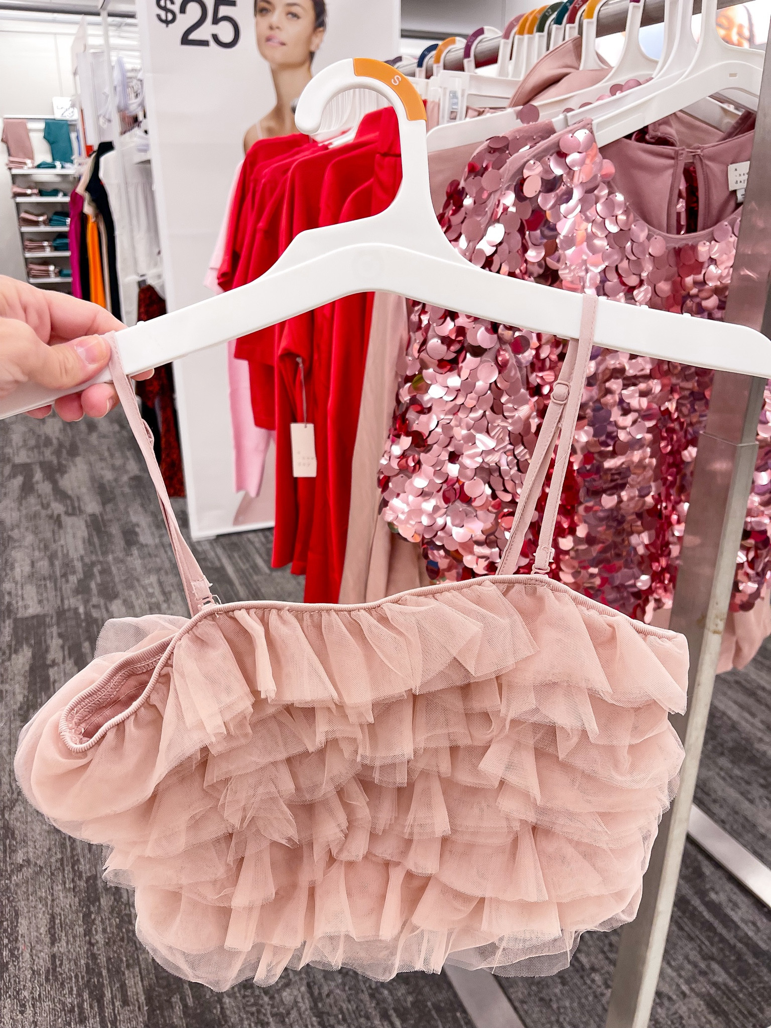 Tulle ruffle top #tulle #galentines #valentines #vday #valentinesday #brunch #girlsnight #ootd #target #targetstyle #holiday #holidaylook #womensootd #wonensstyle #cami #targetfind #love #pink #red

#LTKstyletip #LTKfindsunder50 #LTKparties