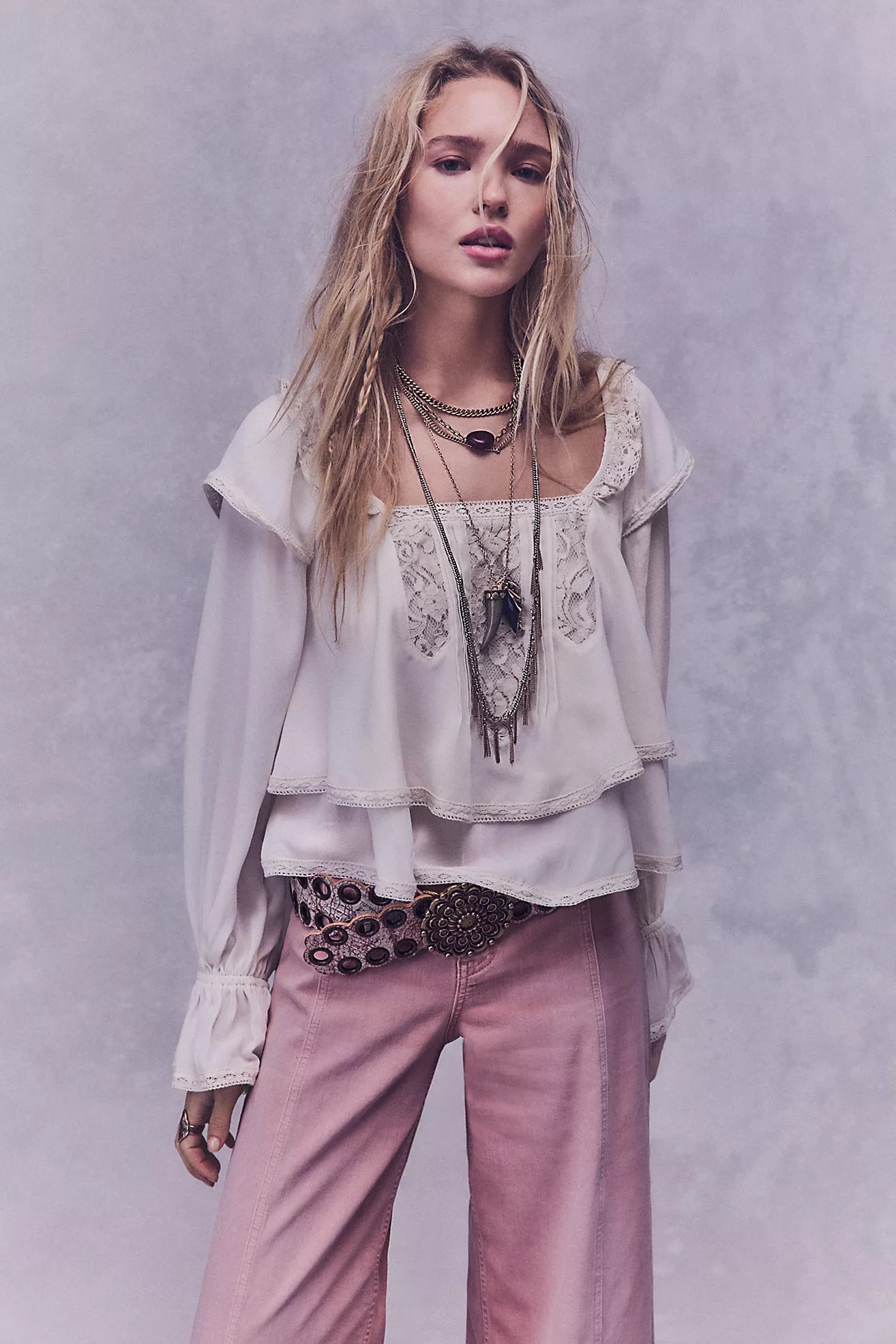 Francie Silky Blouse | Free People (Global - UK&FR Excluded)