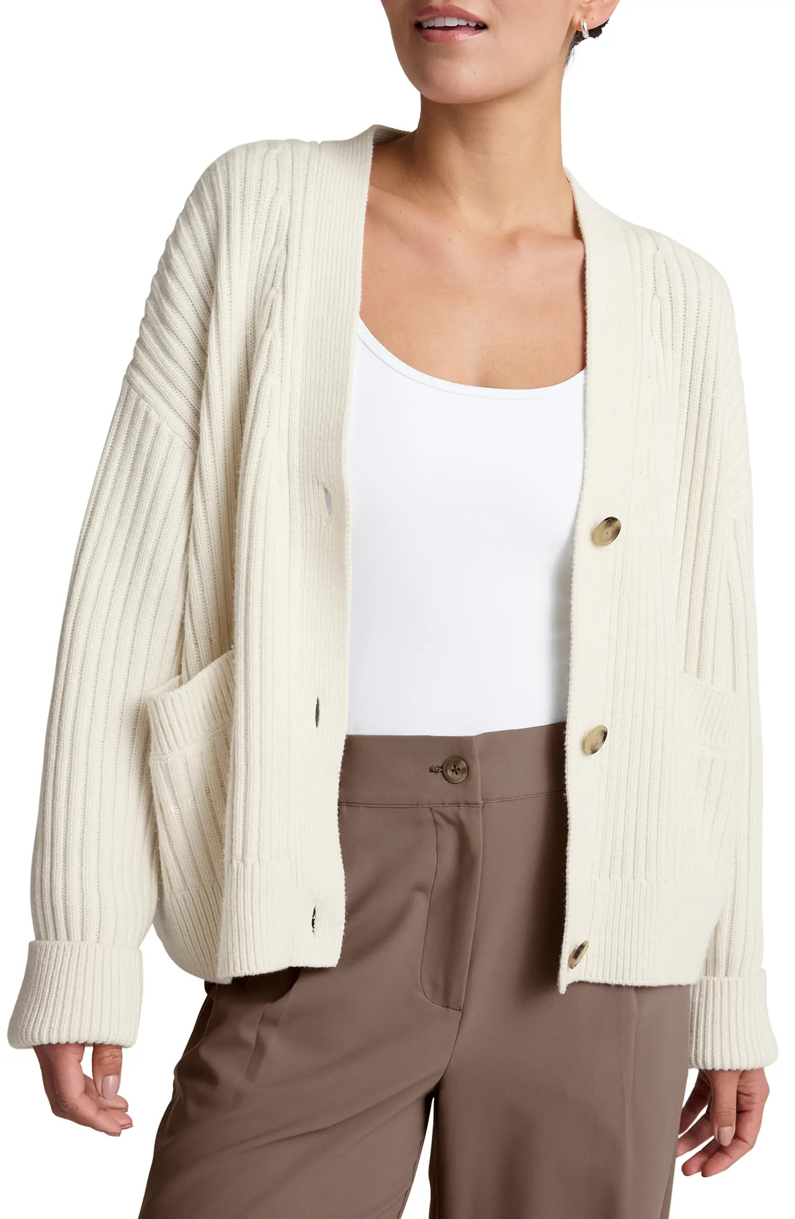 Soft Rib Cardigan | Nordstrom