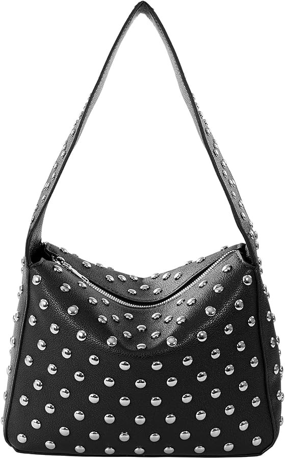 Studded Purses Y2k Shoulder Bag 90s Punk Women Small Shouder Purse Vegan Leather Designer Handbag... | Amazon (US)