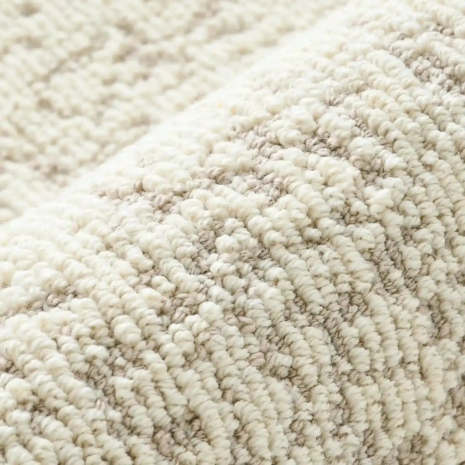 TWOPAGES LC-01 Beige Wool-Blend Rug | TWOPAGES