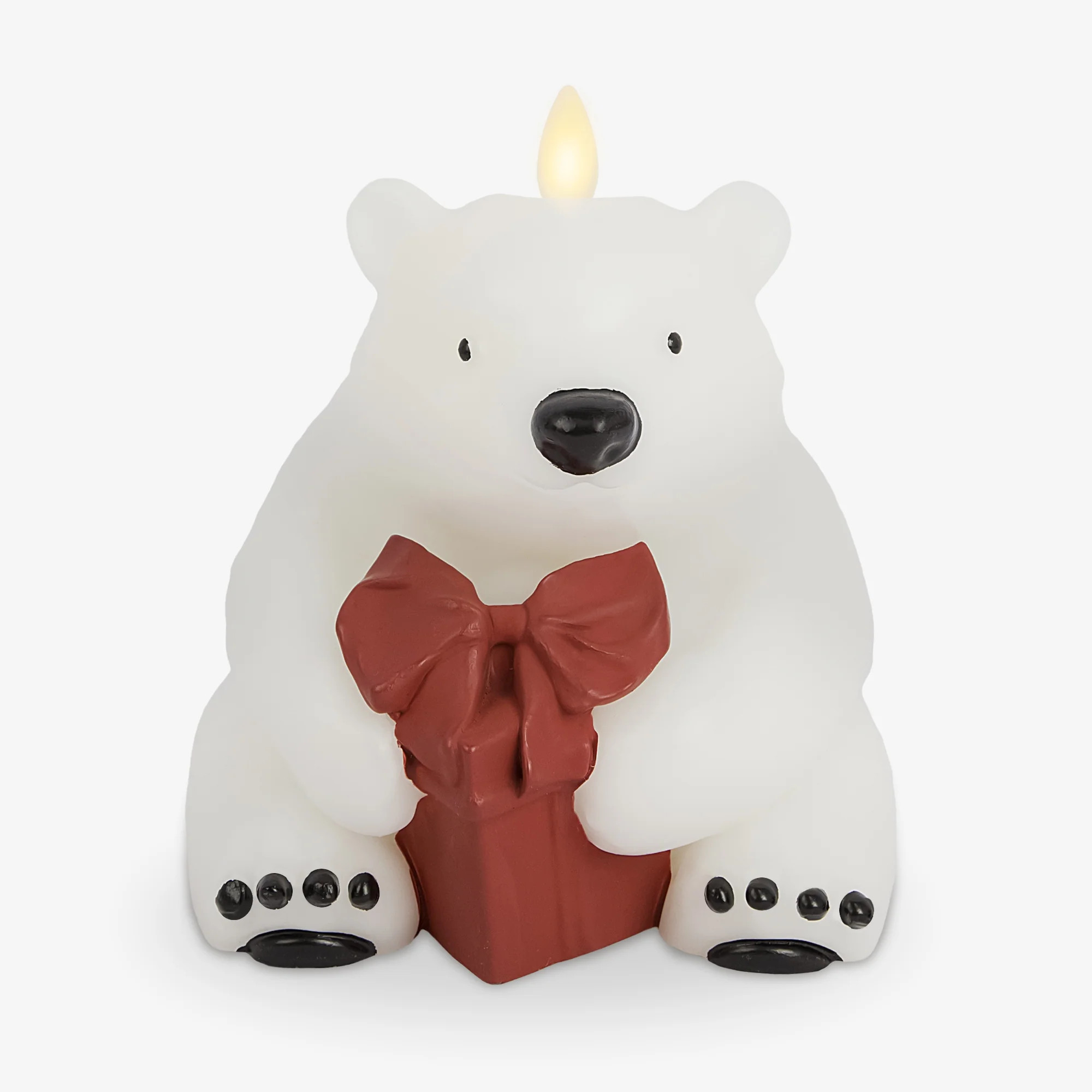 Star White Flameless Candle Polar Bear | Luminara