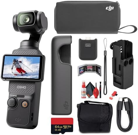 DJI Osmo Pocket 3 Gimbal Camera | 4K60 Video | 1-Inch Sensor | ActiveTrack 6.0 | Content Creation... | Amazon (US)